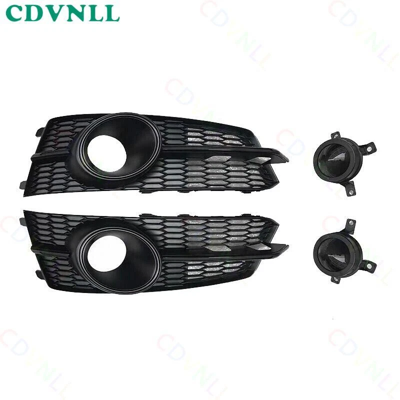 Par de cubiertas antiniebla para parachoques delantero con ACC para Audi A6 S-Line S6 C7 2016-2018 Foto 2 de 4