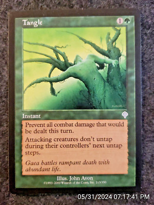 Tangle Invasion NM-M --{NEVER PLAYED}-- MAGIC THE GATHERING MTG