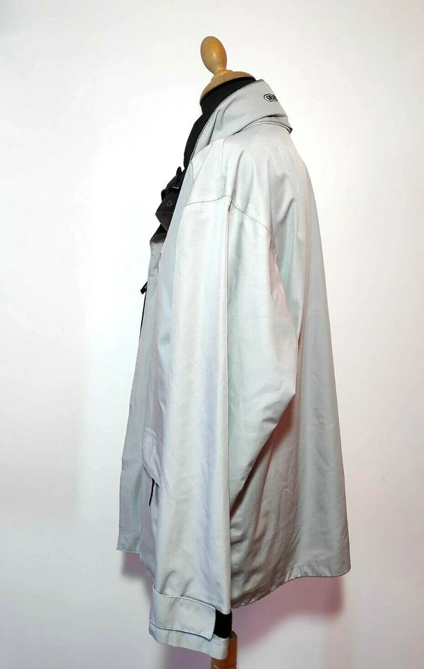 Chaqueta Salewa Gore Tex Hombre Talla L Gris Senderismo Camping Montaña Impermeable Grande Foto 3 de 4