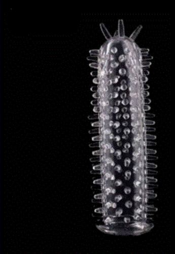 Penis extender Ring Cage Sleeve Erection Sex Aid Toy Delay stimulate condom - Picture 2 of 5