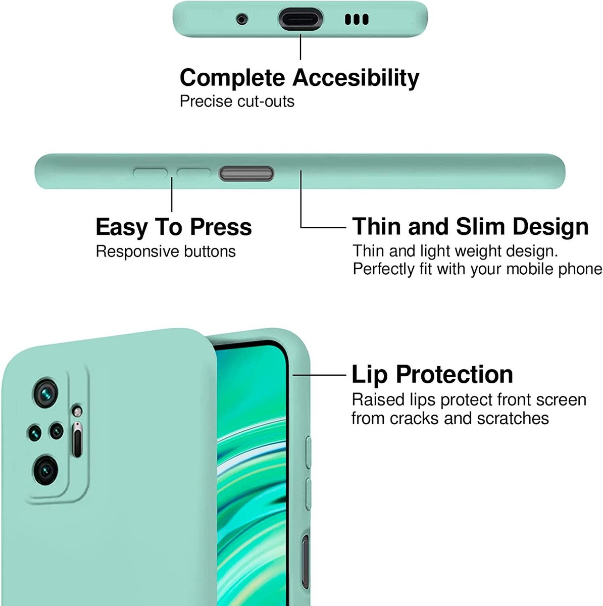 PanXCase Cover per Xiaomi Redmi Note 10 Pro 4G - Custodia Silicone Sottile Elegant Disegni Morbida Leggera, Protezione Fotocamera Antiurto Antigraffio