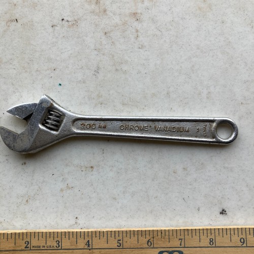 Stanley Adjustable Crescent Wrench Forged Alloy Steel 8" Made USA 87-368 - Picture 5 of 8