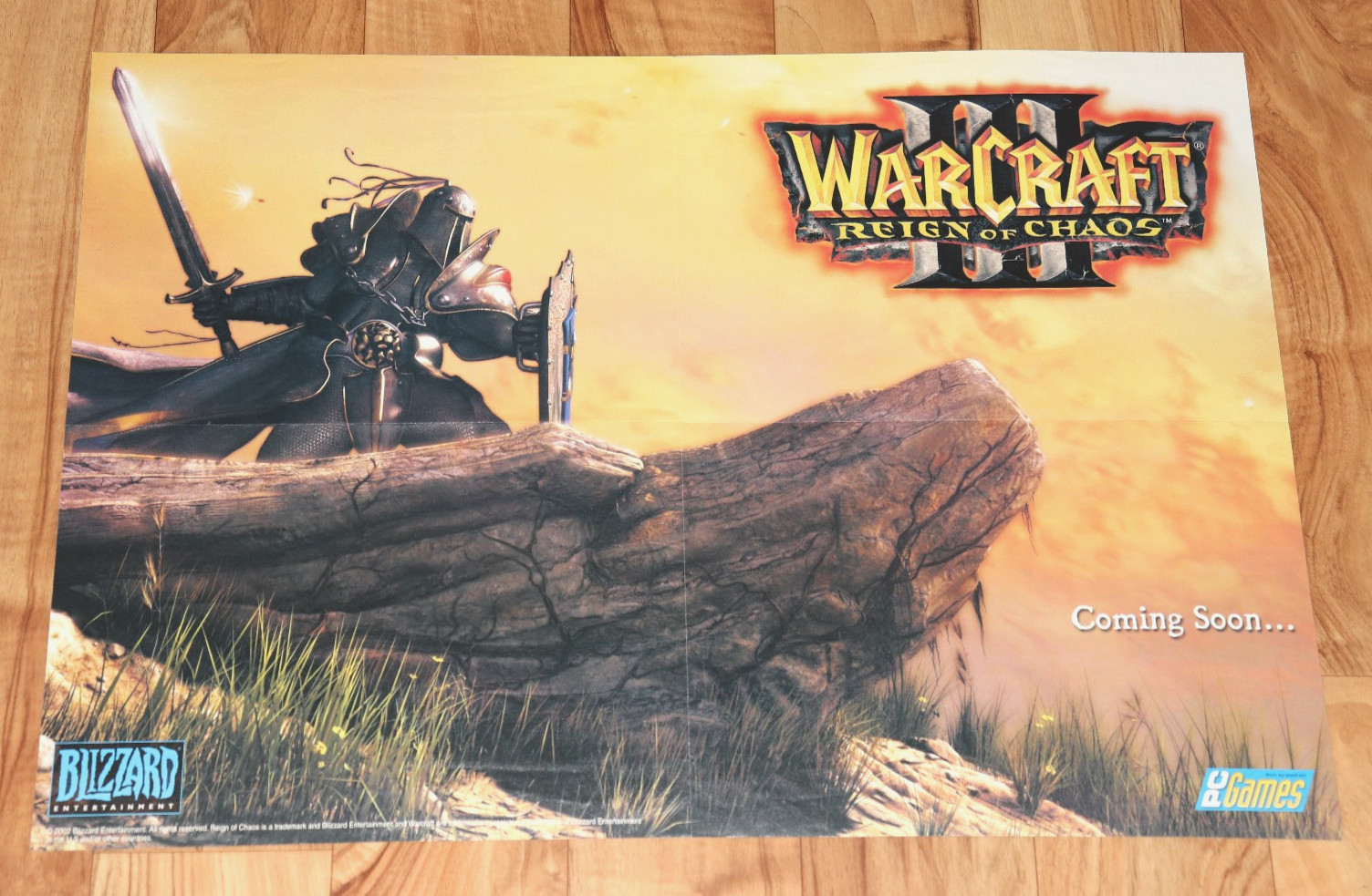 2002 Warcraft Iii Reign Of Chaos / Counter Strike Condition Zero Vintage Poster