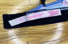 Victoria's Secret Bra Sz: 34C Wear Everywhere Push Up Floral Logo Band 