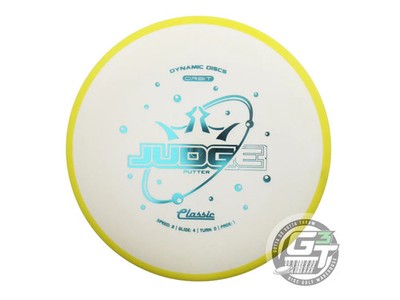 NEW Dynamic Discs Classic Orbit Judge 174g Yellow-White Putter Golf Disc