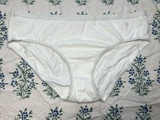 VINTAGE VICTORIAS SECRET COTTON CLASSIC SIGNATURE LOGO HIPHUGGER PANTY XL NEW