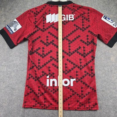 Adidas Crusaders Super Rugby Jersey Men's L Red Black Rugby Fan