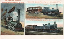 Caledonian Railway Postcard Garnkirk Locomotive 1900s St Rollox Vintage