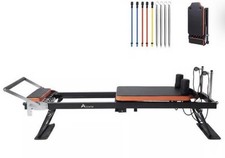 Foldable Reformer Pilates Machine Home Gym Exercise Equipment
