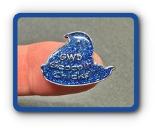 Geocoin GW5 Geocoin Chicks Blue 3D018 Polished Nickel