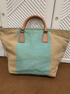 GABS Italy 3WAY Deformed Tote Bag Turquoise Canvas Women's Fashion