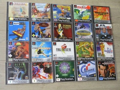 Playstation 1 Spiele Auswahl Gran Turismo, Tekken 4, Crash, Spyro, Fifa PS1 PS 1