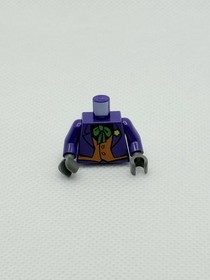 Lego Joker Suit with Orange Vest, Green Tie, Yellow Flower Pattern BAT005