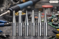 Weller ET Series Soldering Tip Set 6pcs Conical & Chisel for WESD51 WES51 WES50