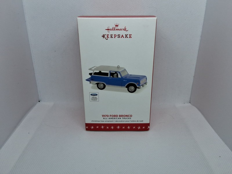 2016 Hallmark Keepsake 1970 Ford Bronco Ornament All-American Trucks