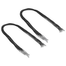20Pcs 24" Waxed Necklace Cord 2mm Bracelet String Pink