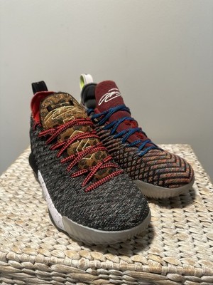 Nike LeBron 16 What The Mens Size 9 Shoes XVI LMTD Quick Strike Multicolor EUC