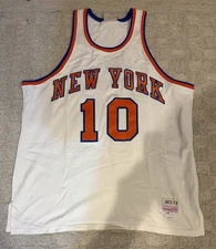 Walt Frazier New York Knicks Mitchell And Mess Jersey