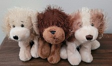 Ganz Webkinz Lot of 3 Dogs Golden Retriever Cocker Spaniel Brown Dog No Codes