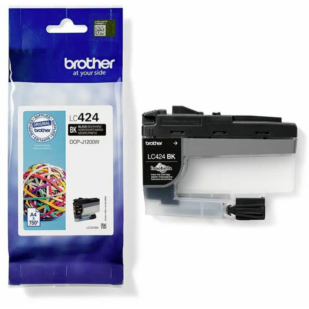 Brother Druckerpatrone LC-424BK Original  Schwarz LC424BK