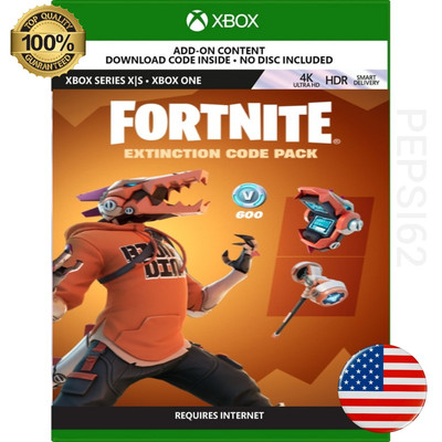 FORTNITE Extinction Code Pack + 600 V-Bucks (XBOX One/X) USA Key  