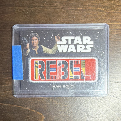 Topps 2019 Star Wars The Rise of Skywalker Han Solo Jumbo Patch Card JP-HS /99