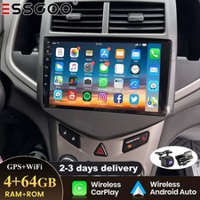 4+64G For Chevrolet Aveo Chevy Sonic 2011-2016 DVR+ CarPlay Car Stereo Radio+AHD