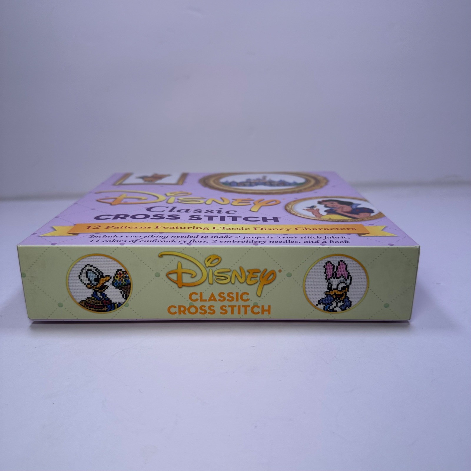 Disney Classic Cross Stitch Kit 12 Patterns Featuring Classic Disney Characters