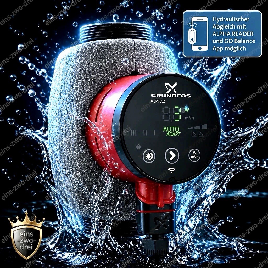 Grundfos Alpha 2 25-60 N 180mm  99271971 Pumpe Niro Trinkwasser Edelstahl OVP
