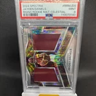 2024 Spectra Rising Rookie Materials Jayden Daniels #RRM-JDS Celestial Prizm /75