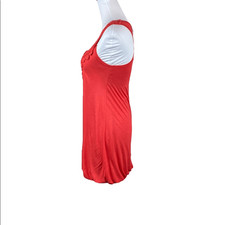 Max Rave Reddish Orange Sleeveless Dress With Crochet Details, Size XS, NWT