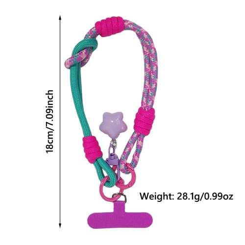 Wrist Strap Woven Thumb Strap Adjustable Short Hand Rope for Outdoor Travel - Photo 2 sur 14