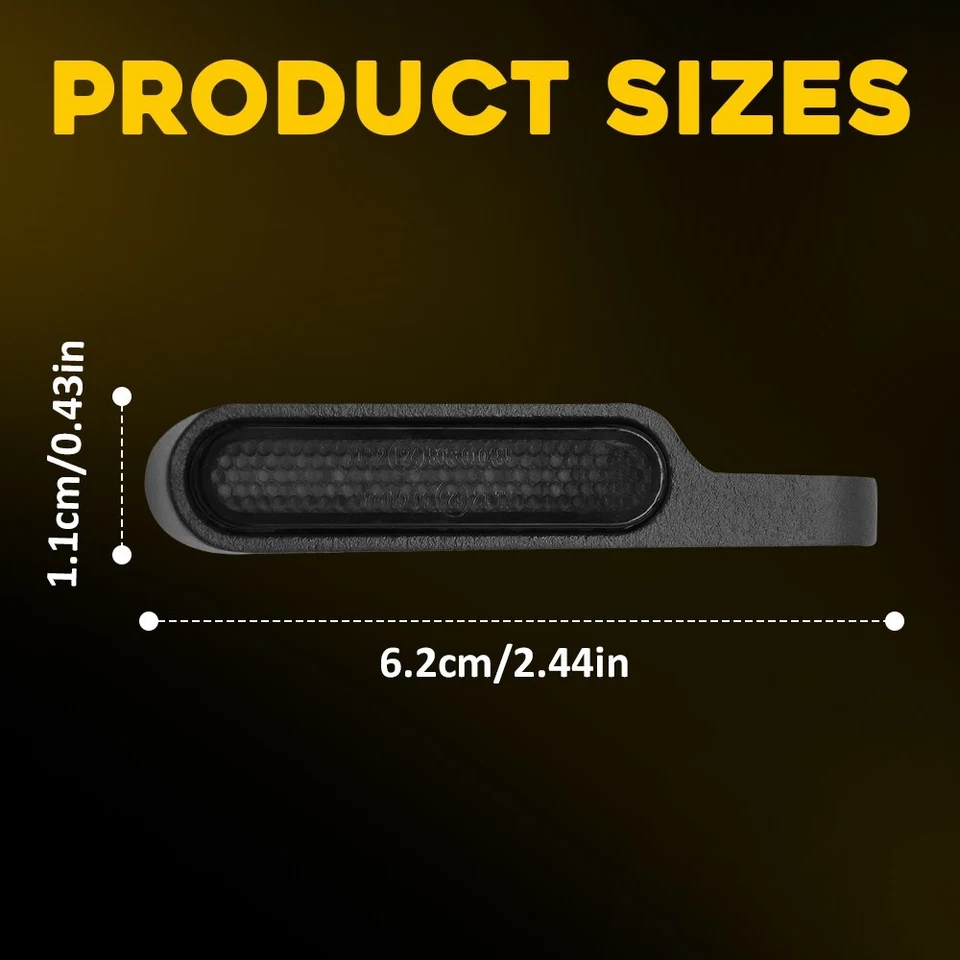 4 For Harley Sportster 1200 883 LED Handlebar Turn Signals Blinker Running Light - Imagem 3 de 4