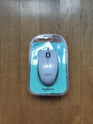 Logitech M100 V2 Refresh Optische Maus - Weiß (910-005004) neu ungeöffnet OVP