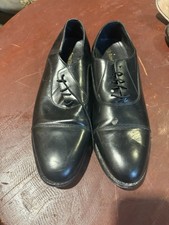 Samuel Windsor Shoes Men’s Size 13 Black Leather Cap To Oxford Dress Shoes