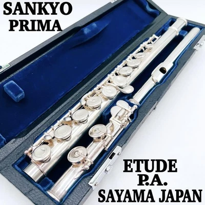 SANKYO PRIMA ETUDE PA 925 Silver Flute Head Joint with Case Used