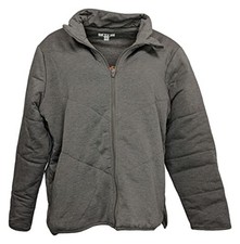 Three Dots NWT Women's Outerwear Quilted Jacket ZIP Pockets Gray Size 2XL SALE