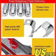 1/2Set For 2002-08 Dodge Ram 1500 /03-09 Ram 2500 3500 Chrome Door Handle Covers