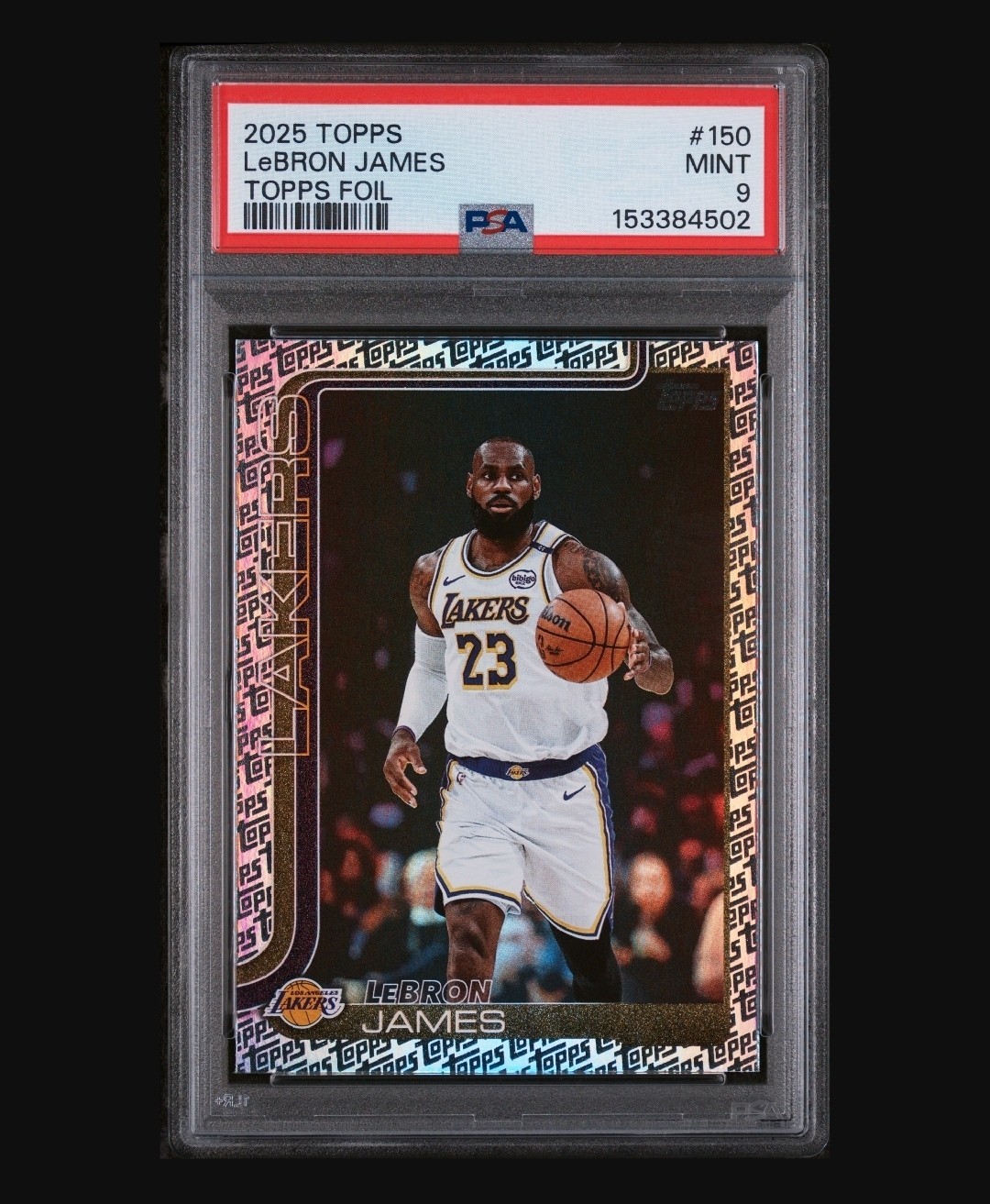 2025-26 Topps - LeBron James #150 Topps Foil Pattern