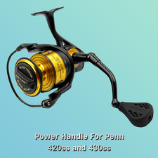 RYABT For Penn Spinfisher 420ss 430ss Plug and Play W/ TPE35 Black Power Handle