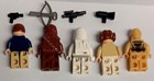 5 LEGO Star Wars 4504 Minifigures Princess Leia Chewy Han Solo C3P0 SnowTrooper — photo 2