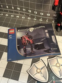 LEGO 8786 Knights Kingdom Vladek Vintage 2004 Complete Canister Cards Booklet 
