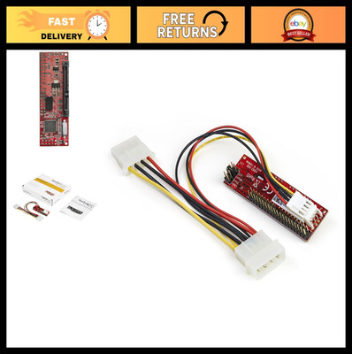 IDE to SATA Hard Drive Adapter Converter, 40-Pin PATA to 2.5'' SATA HDD/SSD/ODD