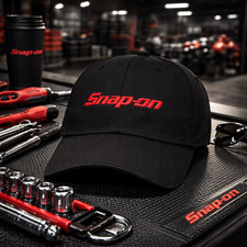 Snap-on Classic Embroidered Dad Cap Adjustable Unisex Fit