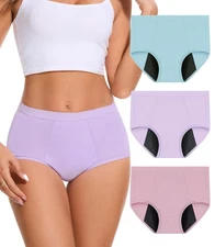Bobelle Wear Incontinence Underwear for Women 100ml Leak-Proof Period High Wa...