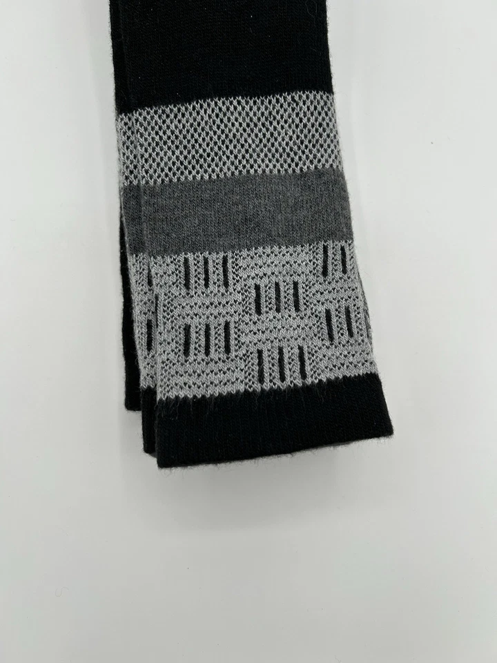 Calcetines Burlington hasta la rodilla negros y grises acrílicos suaves para mujer talla 4-10 NOS Foto 3 de 4