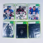 (Lot of 6) NCAA Football 08 10 & 11 Darksiders 2 Skyrim Microsoft Xbox 360 4 NEW