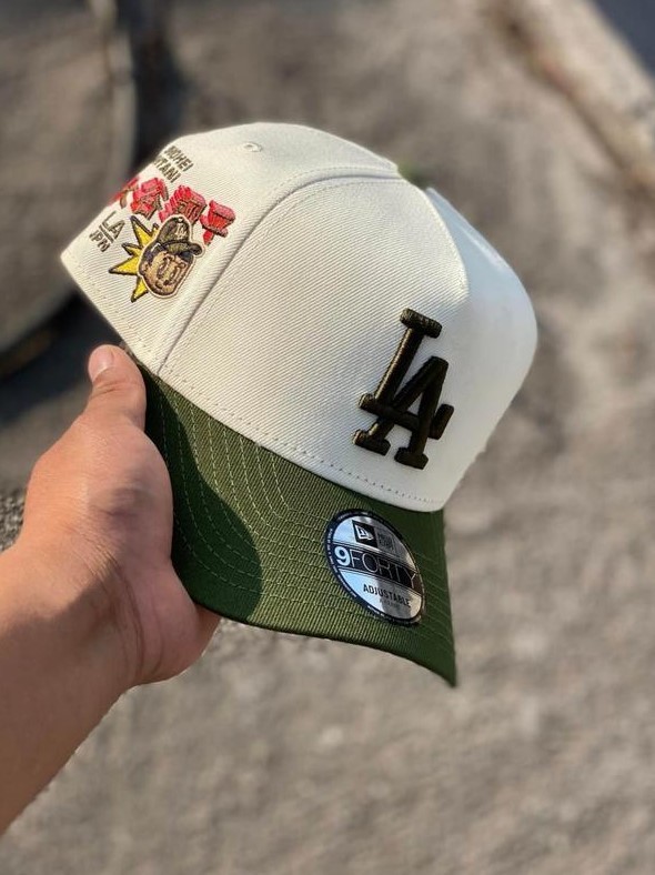 New Era 9Forty Green A-Frame Los Angeles Dodgers Ohtani Stone Snapback Hat