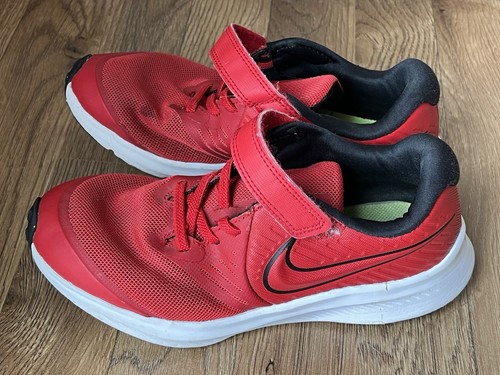Nike Star Runner Boys Size 3Y Red Sneakers BOYS NIKE