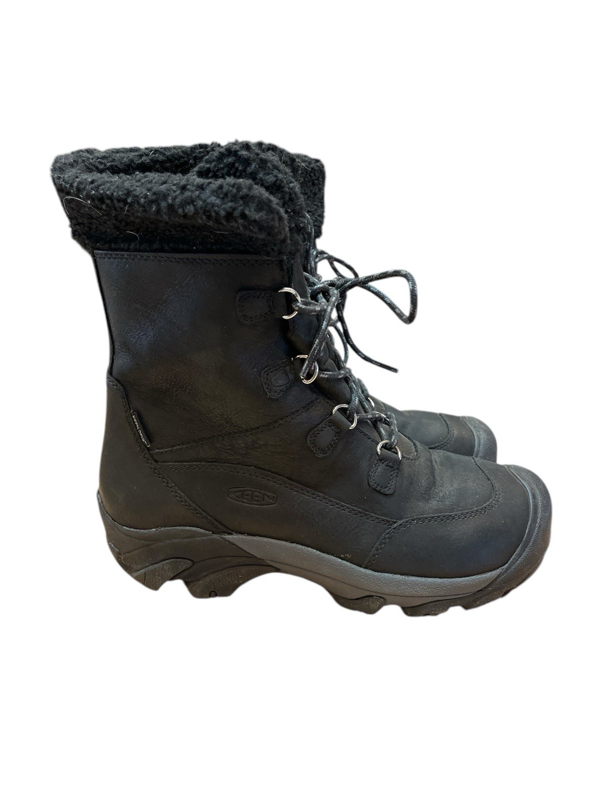 Stivali invernali KEEN in pelle Betty WP corti 200 grammi isolanti misura:10